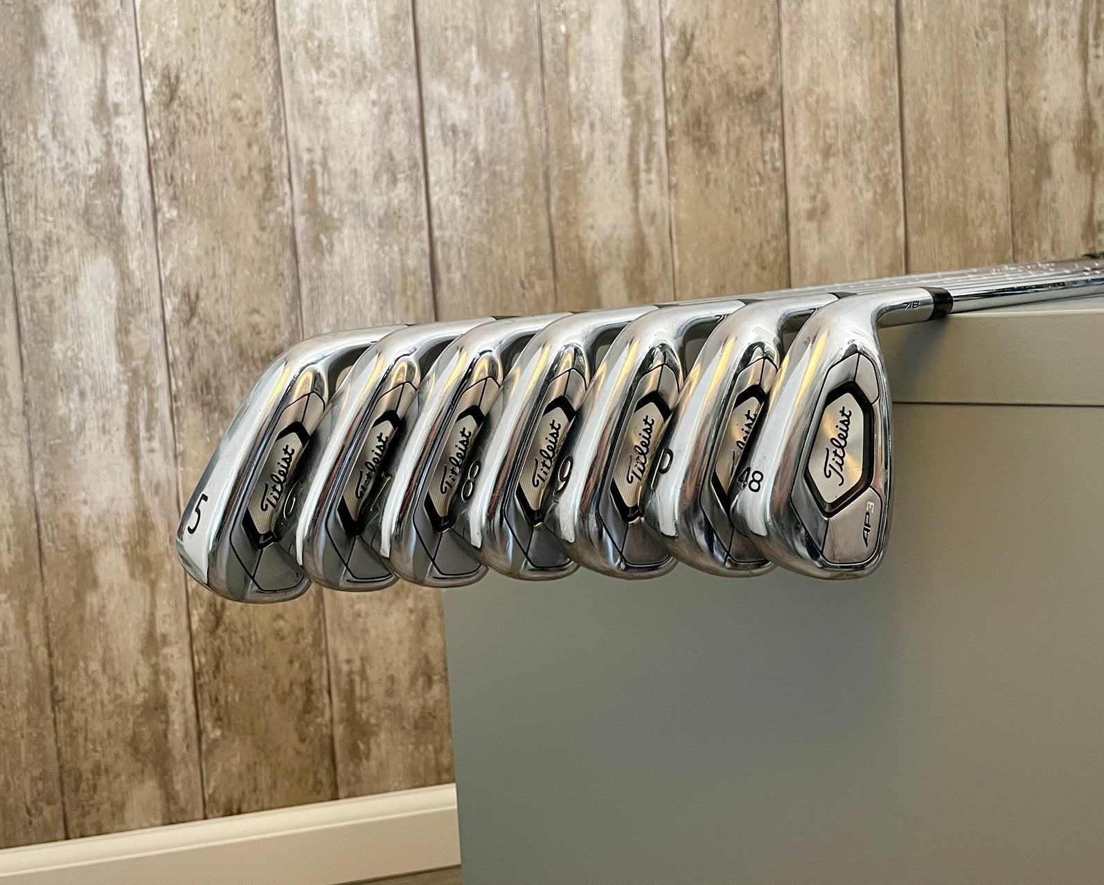 Titleist AP3 IJzerset | 5-PW + 48 | S300 Stiff | Topstaat, Sport en Fitness, Ophalen of Verzenden, Zo goed als nieuw, Set