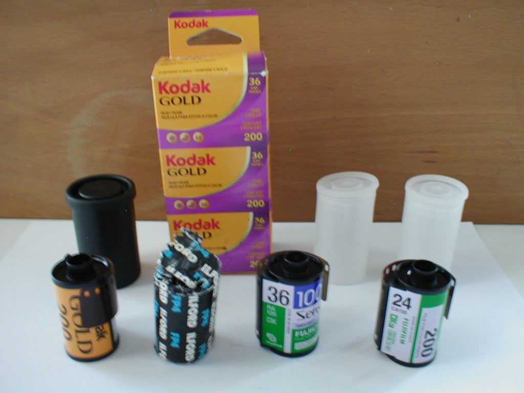 4x 35mm film fotorol, Ophalen of Verzenden, Zo goed als nieuw, Spiegelreflex, Fuji