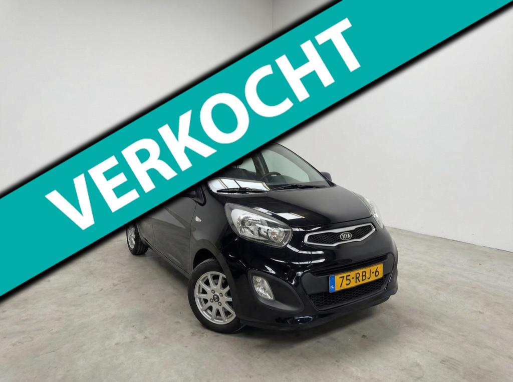 Kia Picanto 1.0 CVVT AIRCO|LAGE KM|5DRS|NETJES|APK|INRUIL &, Voorwielaandrijving, Euro 5, Stof, Gebruikt