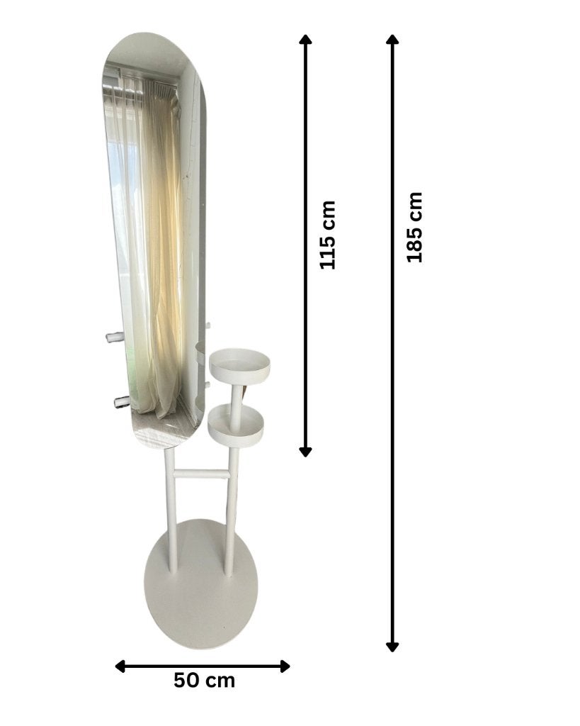 IKEA LIERSKOGEN spiegel met kapstok, Ophalen, Zo goed als nieuw, 50 tot 75 cm, 150 tot 200 cm