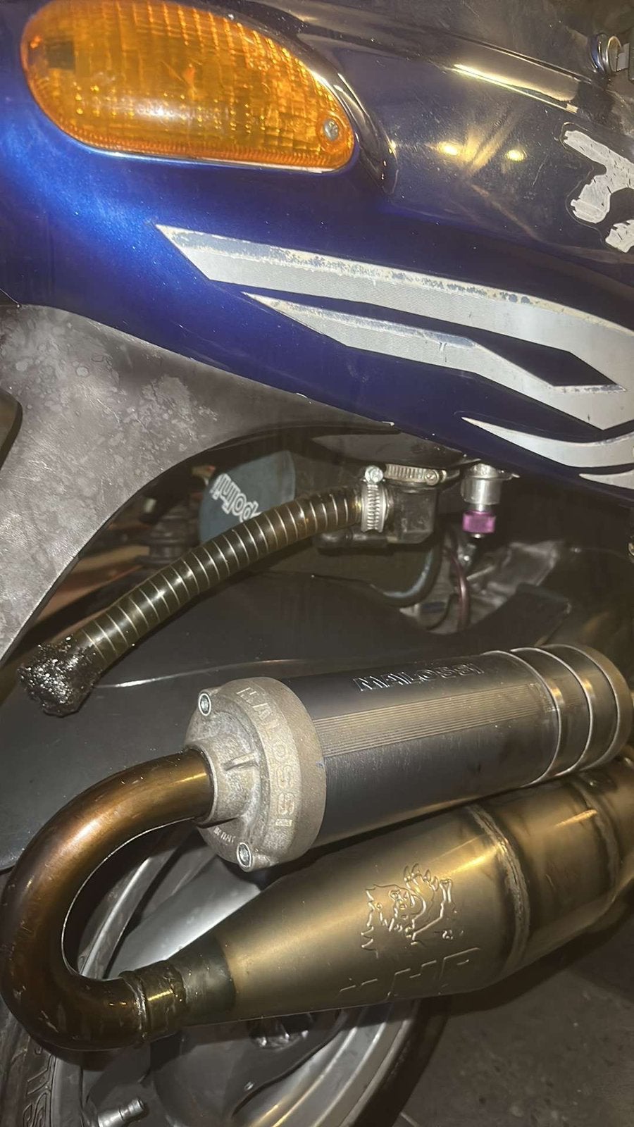 Malossi 125/180 uitlaat 1, Ophalen of Verzenden, Zo goed als nieuw