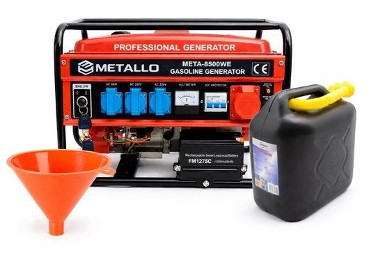 Metallo META- Generator – 8.5 kW – Sleutelstart – 220V/380V,, Ophalen, Nieuw