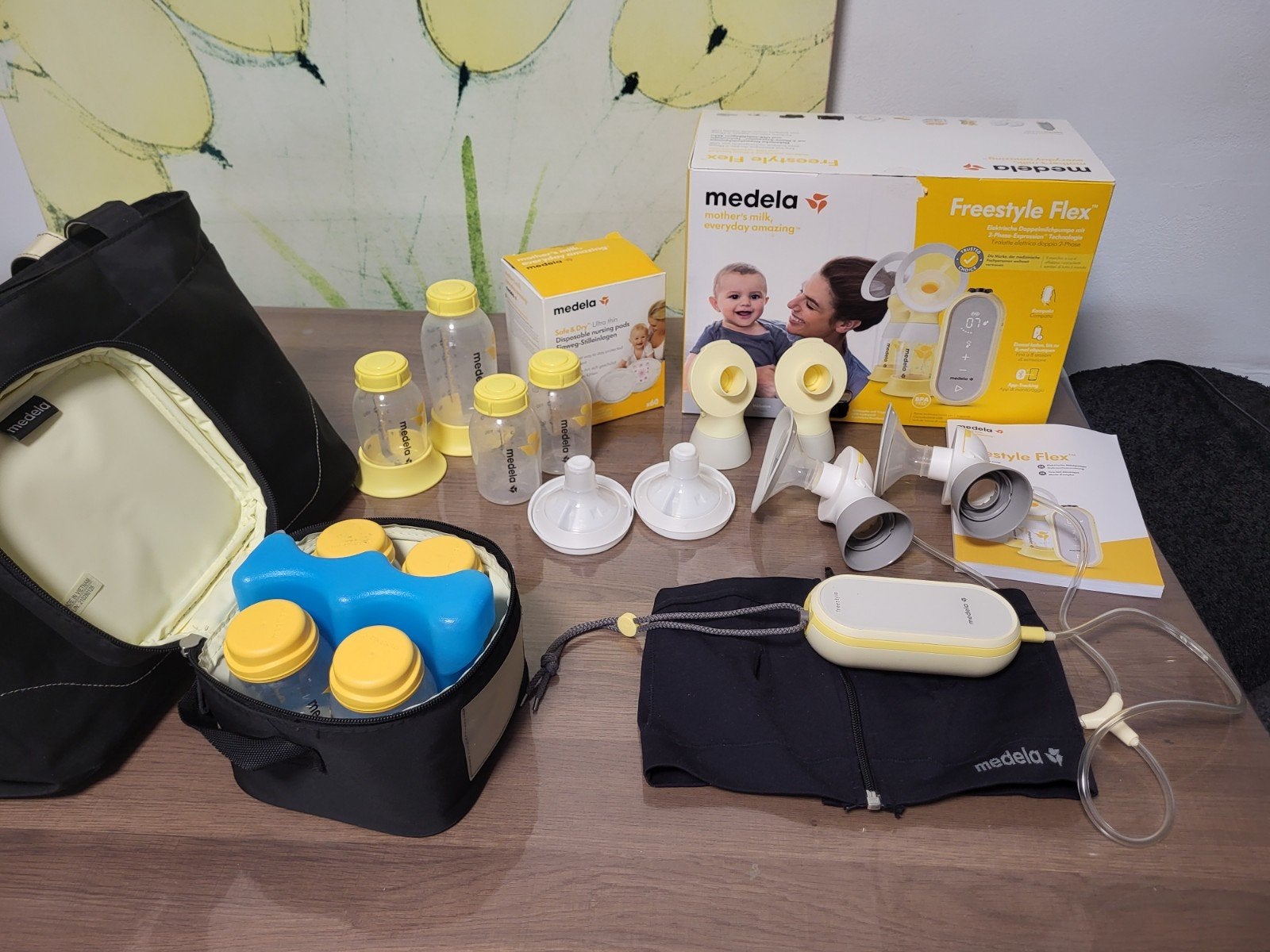 medela borstkolf 
Medela Freestyle Flex dubbele elektrisc, Ophalen of Verzenden, Borstkolf