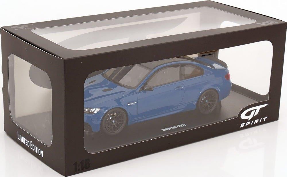 GT Spirit 1:18 BMW M3 E92 2007 blauw, Hobby en Vrije tijd, Modelauto's | 1:18, Overige merken, -, Nieuw, Ophalen of Verzenden