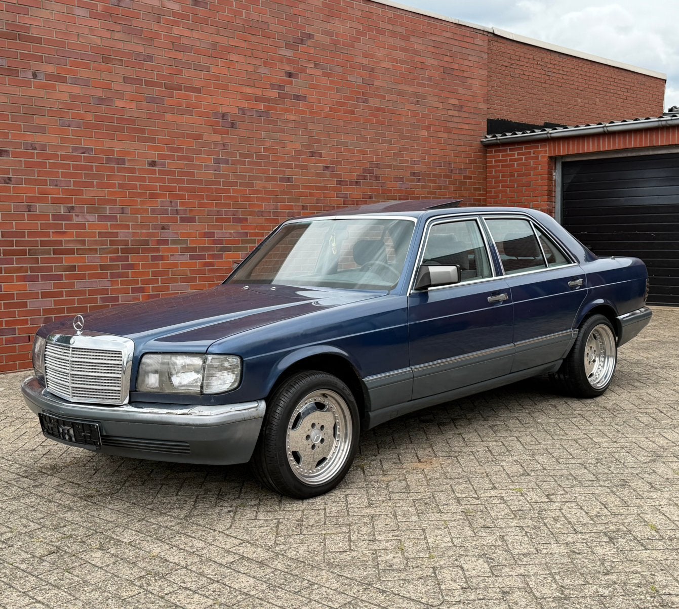 Mercedes Benz 260 SE 1987 w126 Belastingvrij Oldtimer, Auto's, Automaat, 2590 cc, Blauw, Mercedes-Benz