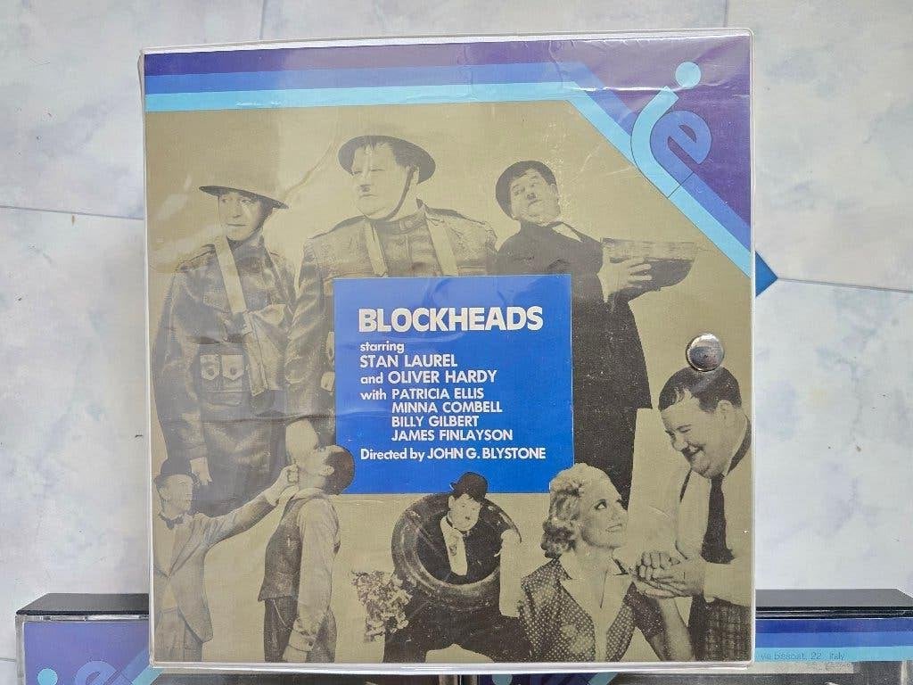 Stan Laurel & oliver Hardy, Blockheads., Ophalen of Verzenden, 8mm film
