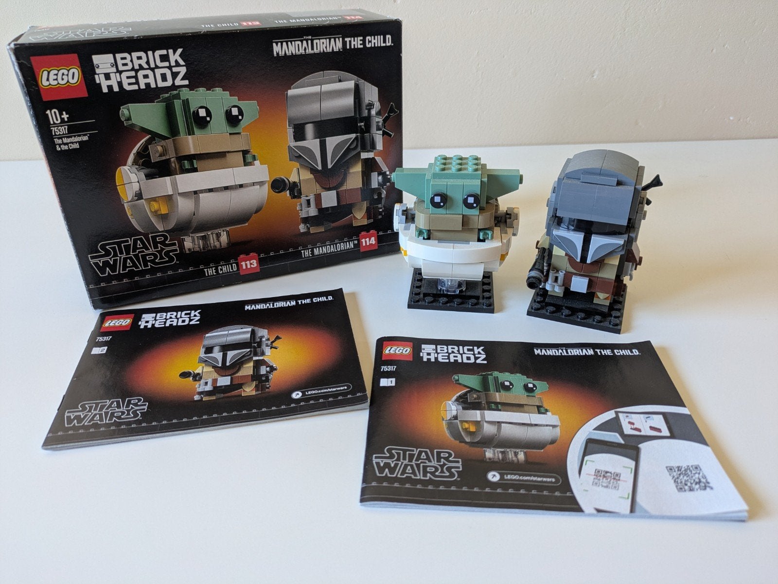 Lego Brickheadz The Mandalorian and The Child, Ophalen of Verzenden, Zo goed als nieuw