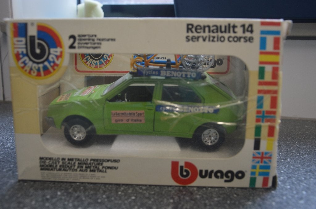 ZELDZAAM MODEL Renault 14 servizo corse, Ophalen of Verzenden, Nieuw, Auto, Bburago