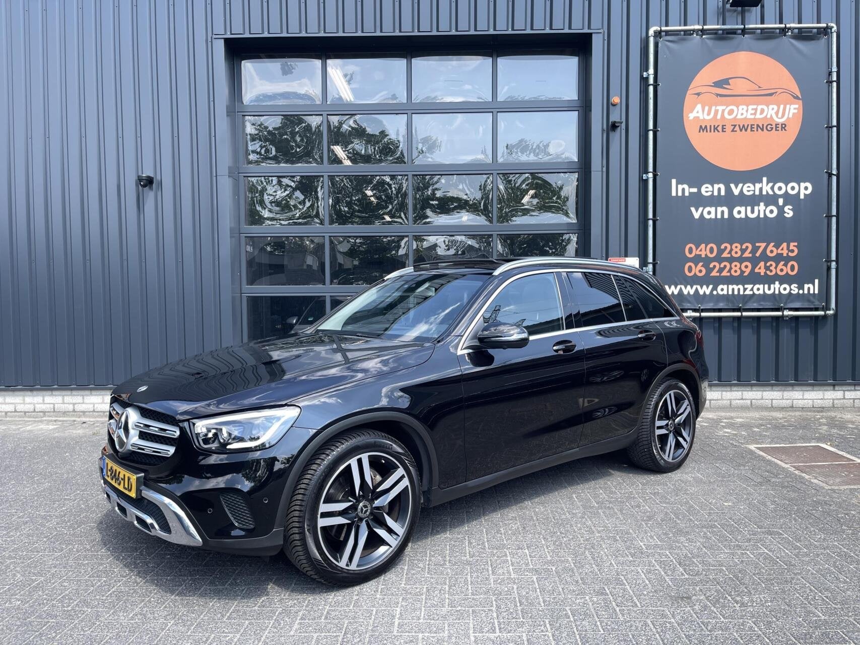 Mercedes GLC-klasse 200 4MATIC Premium PANORAMADAK|MULTI BEA, Auto's, Mercedes-Benz, Gebruikt, Euro 6, 2000 kg, Leder en Stof