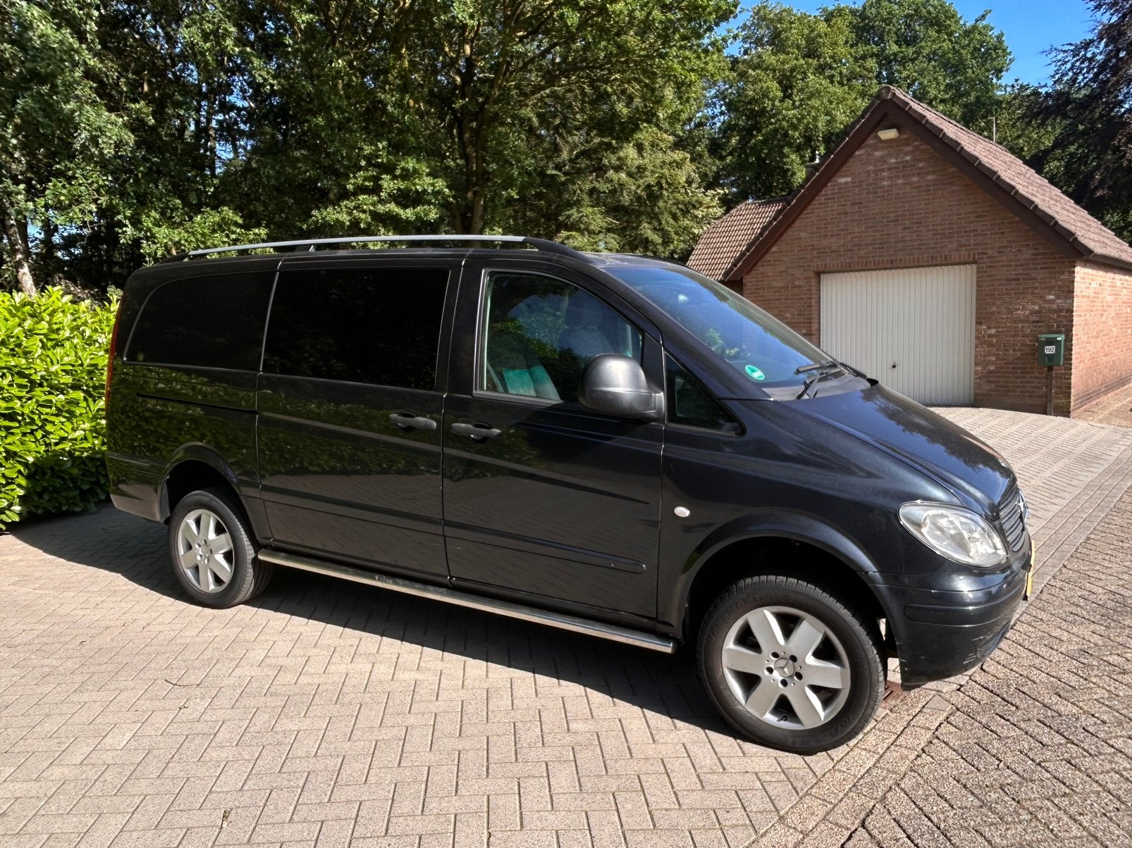 Mercedes-Benz Vito 2.1 115 CDI 4WD DC AUT 2007, Auto's, Automaat, 1940 kg, Stof, Zwart