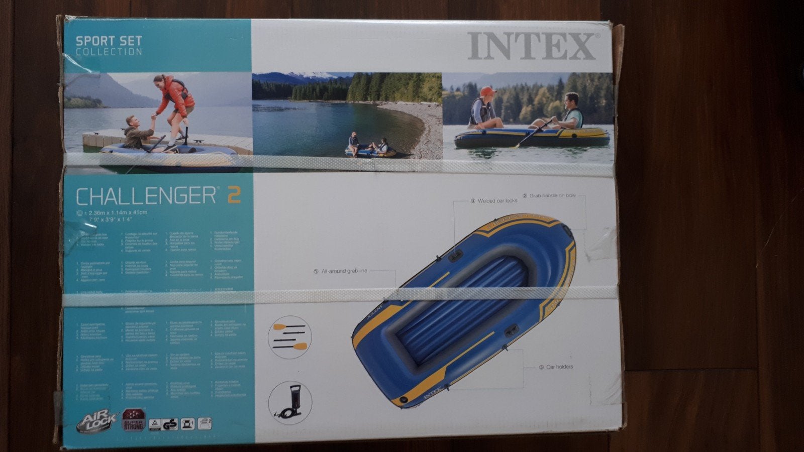 Intex Challenger 2 Opblaasboot - Nieuw in doos!, Ophalen of Verzenden, Nieuw