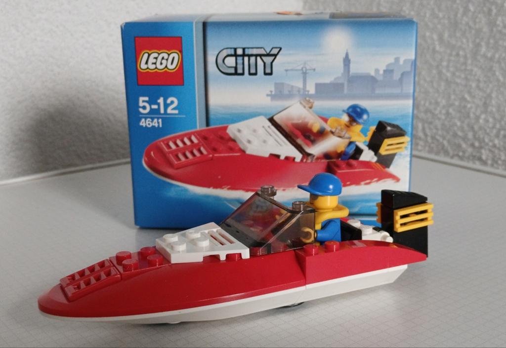 Lego City Speedboot 4641, City, Lego, Ophalen of Verzenden, Zo goed als nieuw