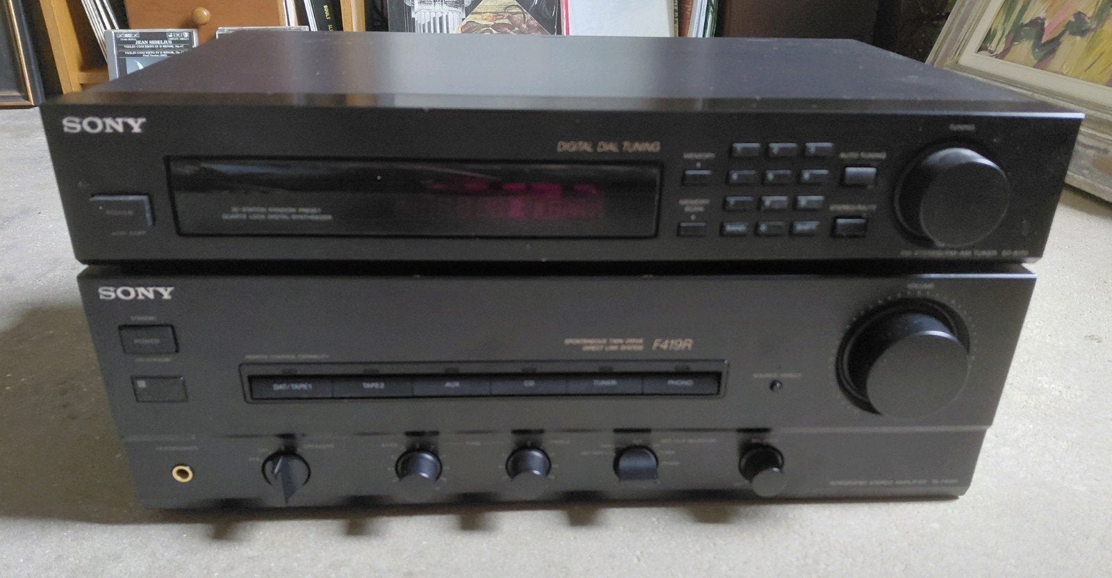 Sony Integrated Versterker TA- F419R + ST-S170 Tuner IZGST, Gebruikt, Ophalen of Verzenden, 60 tot 120 watt, Sony