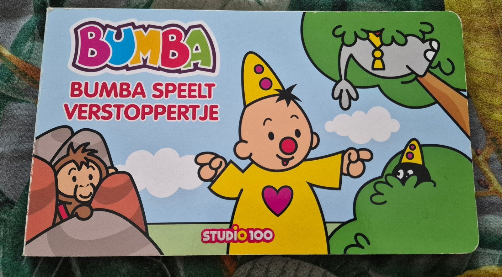 Bumba Speelt Verstoppertje - Kartonboekje, Ophalen of Verzenden, Jan Maillard, Uitklap-, Voel- of Ontdekboek, 0 tot 6 maanden