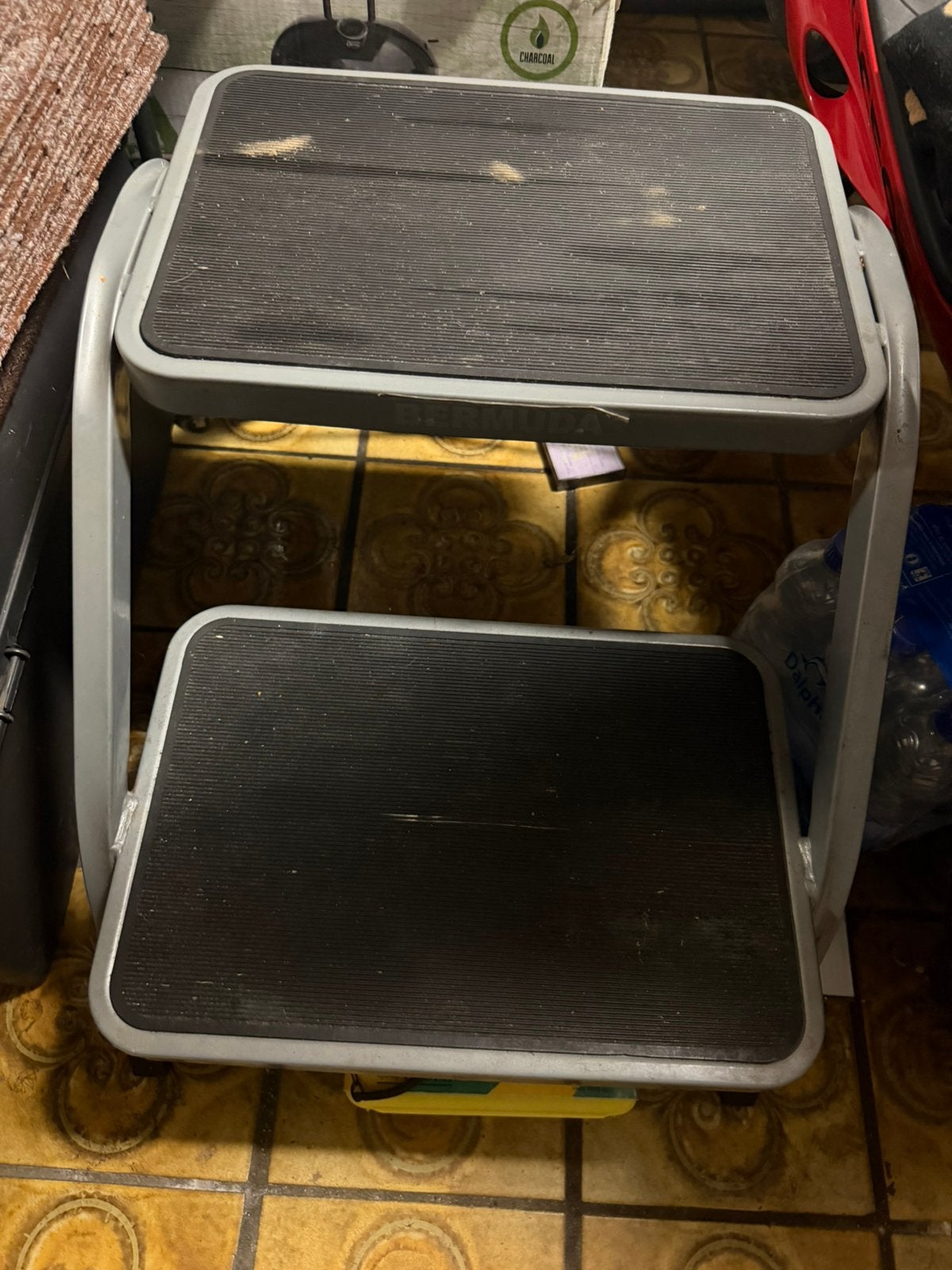 Caravan trapje, Ophalen, Zo goed als nieuw, Campingstoel