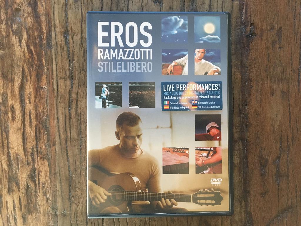 Eros Ramazzotti - Stilelibero (DVD), Alle leeftijden, Ophalen of Verzenden, Zo goed als nieuw, Muziek en Concerten