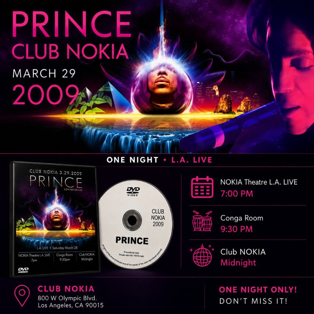 Prince - Club Nokia DVD ProSHOT, Import, Live-album, Nieuw in verpakking, Verzenden