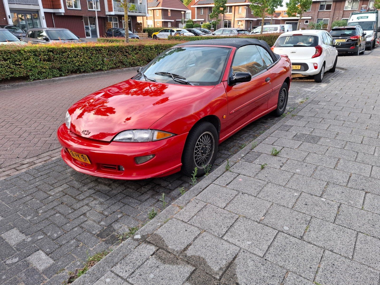 Chevrolet Cavalier 1999 Rood, Stof, Overige modellen, Cabriolet, Grijs
