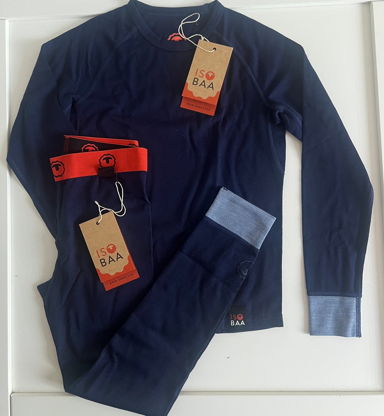 ISOBAA Kids Merino Wollen Thermoset Maat 7/8 jaar / 122 cm, Support@isobaa.com, Verzenden, Jongen of Meisje, North Lane Group Limited (ISOBaa)