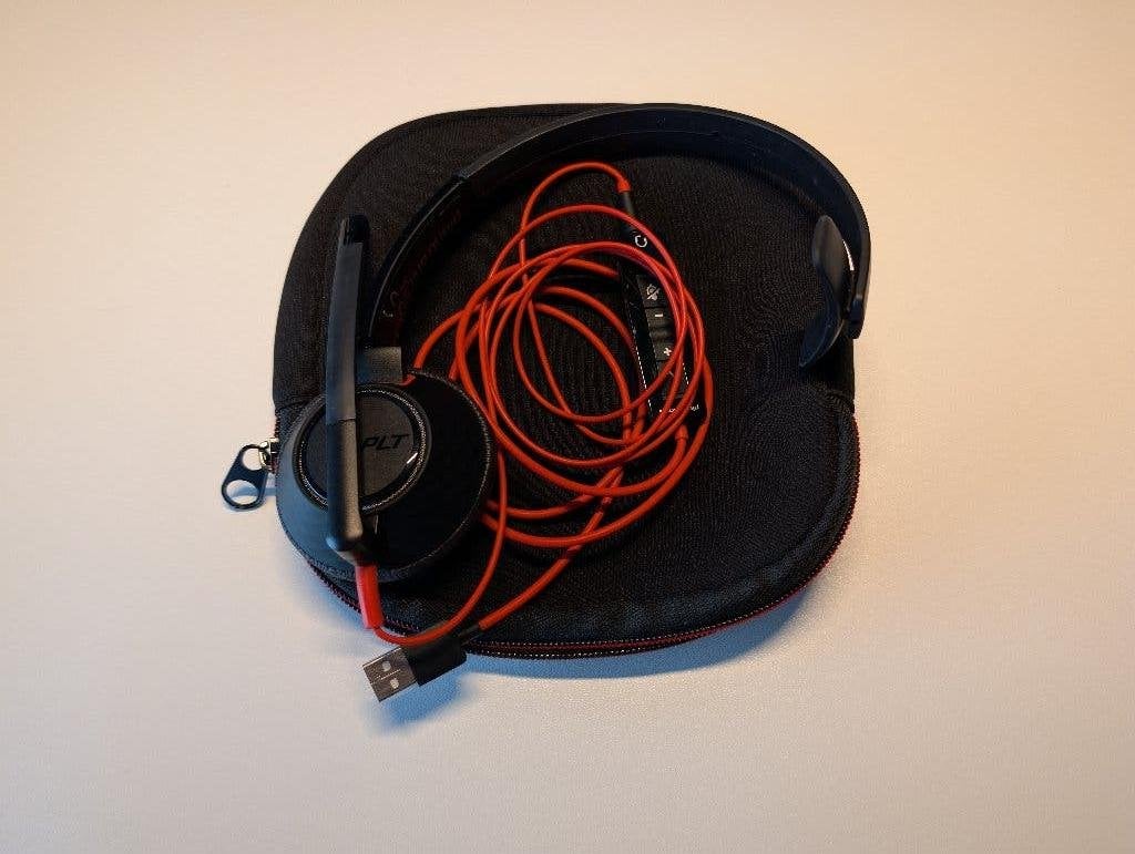 Plantronics (Poly) Blackwire C5200-headset – In top staat, Computers en Software, Headsets, Zo goed als nieuw, On-ear, Bedraad