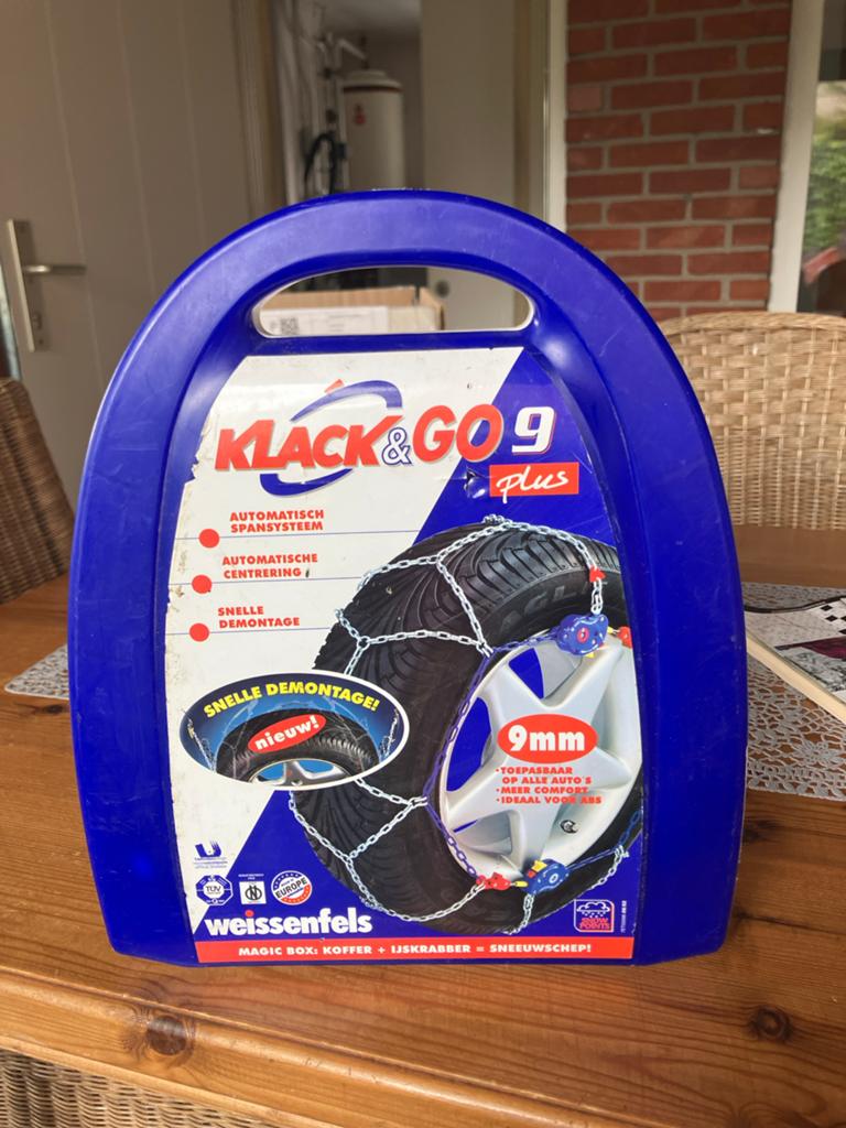Weissenfels Klack & Go 9 Plus Sneeuwkettingen, Ophalen of Verzenden, Zo goed als nieuw