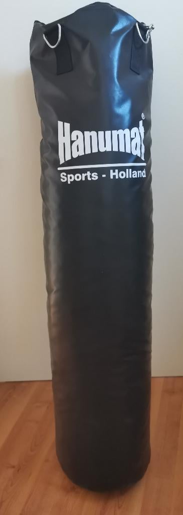 Hanumat bokszak 150 cm, incl. ketting  & bokshandschoenen, Ophalen, Zo goed als nieuw, Bokszak