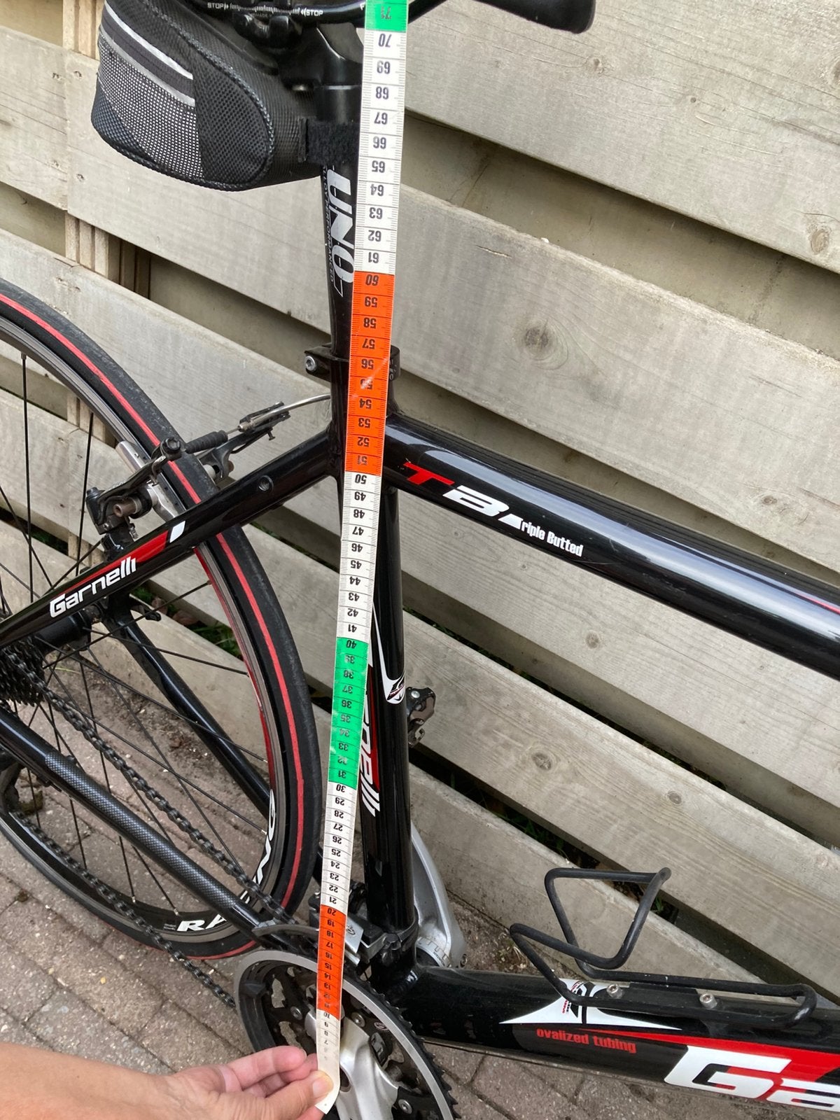 Garnelli fitnesfiets, Overige merken, 28 inch, Velgrem, Aluminium