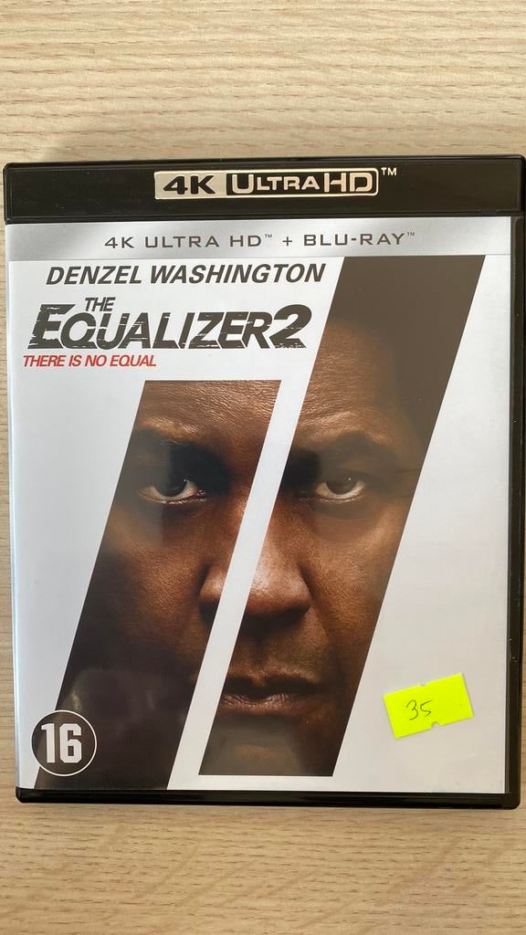 The equalizer 2 4K blu ray NL versie, Cd's en Dvd's, Blu-ray, Ophalen of Verzenden, Zo goed als nieuw, Actie