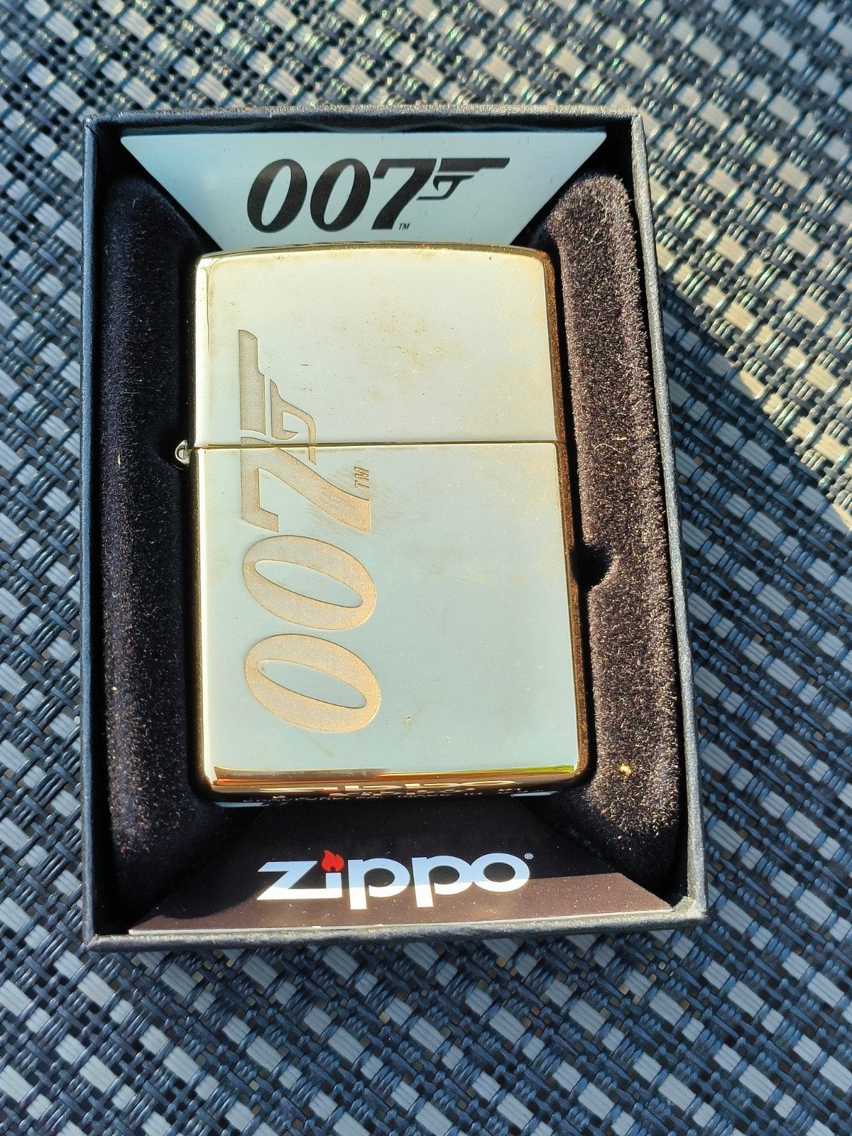 Zippo James Bond 007 Gun Logo, Ophalen, Nieuw, Aansteker