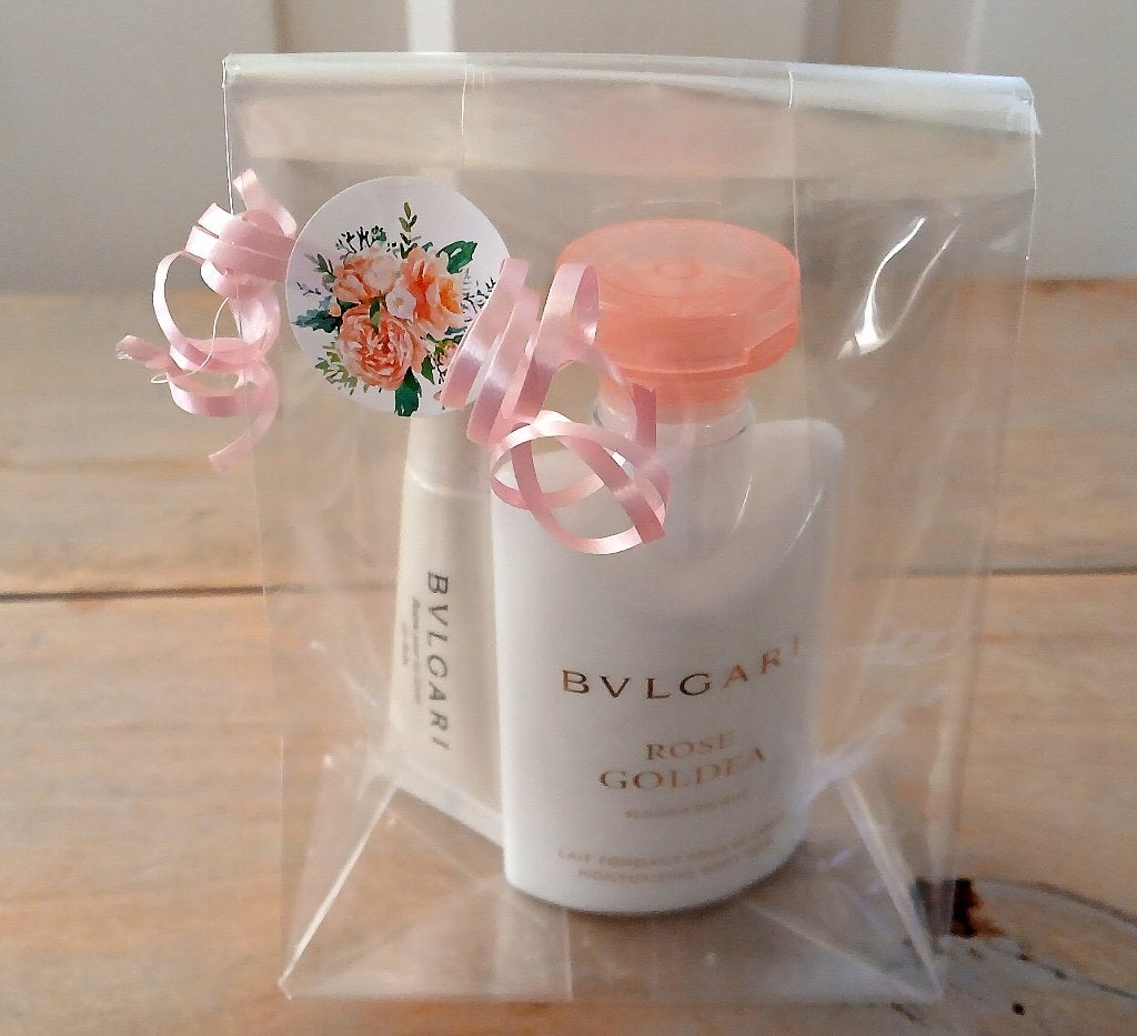 Bvlgari rose golden - bulgari - body lotion + lippenbalsem -, Ophalen of Verzenden, Nieuw, Overige typen