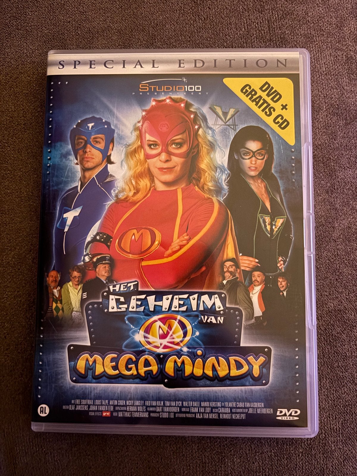 16 kinder DVD's: Mega Mindy, Minions, Shaun ea, Gebruikt, Animatie, Alle leeftijden, Film