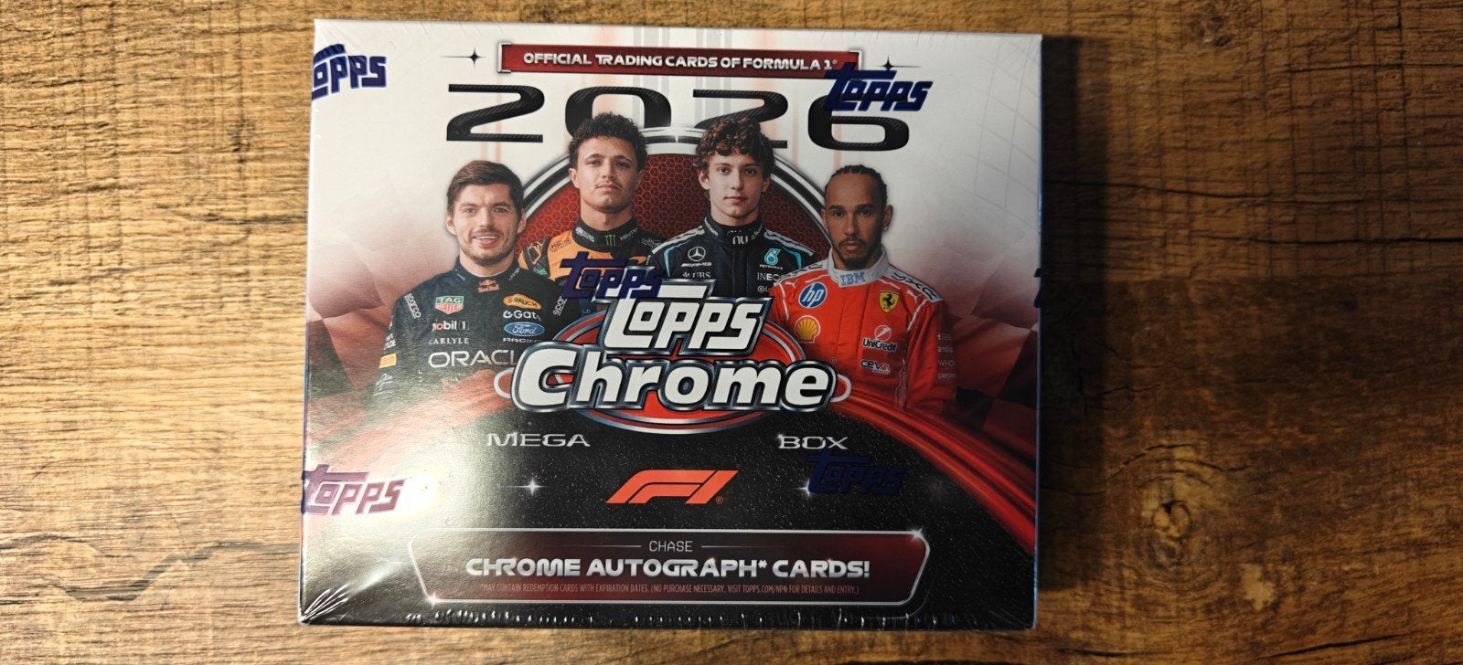 Topps F1 Chrome Mega Box Sealed, Verzenden, Nieuw, Formule 1
