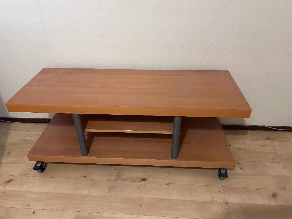Ikea verrijdbare tv meubel, Ophalen, 100 tot 150 cm, Zo goed als nieuw, Minder dan 100 cm