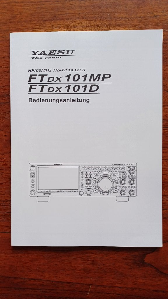 Transceiver Yaesu FTdx 101D/MP Handleiding Duits, Ophalen of Verzenden, Nieuw, Zender en Ontvanger