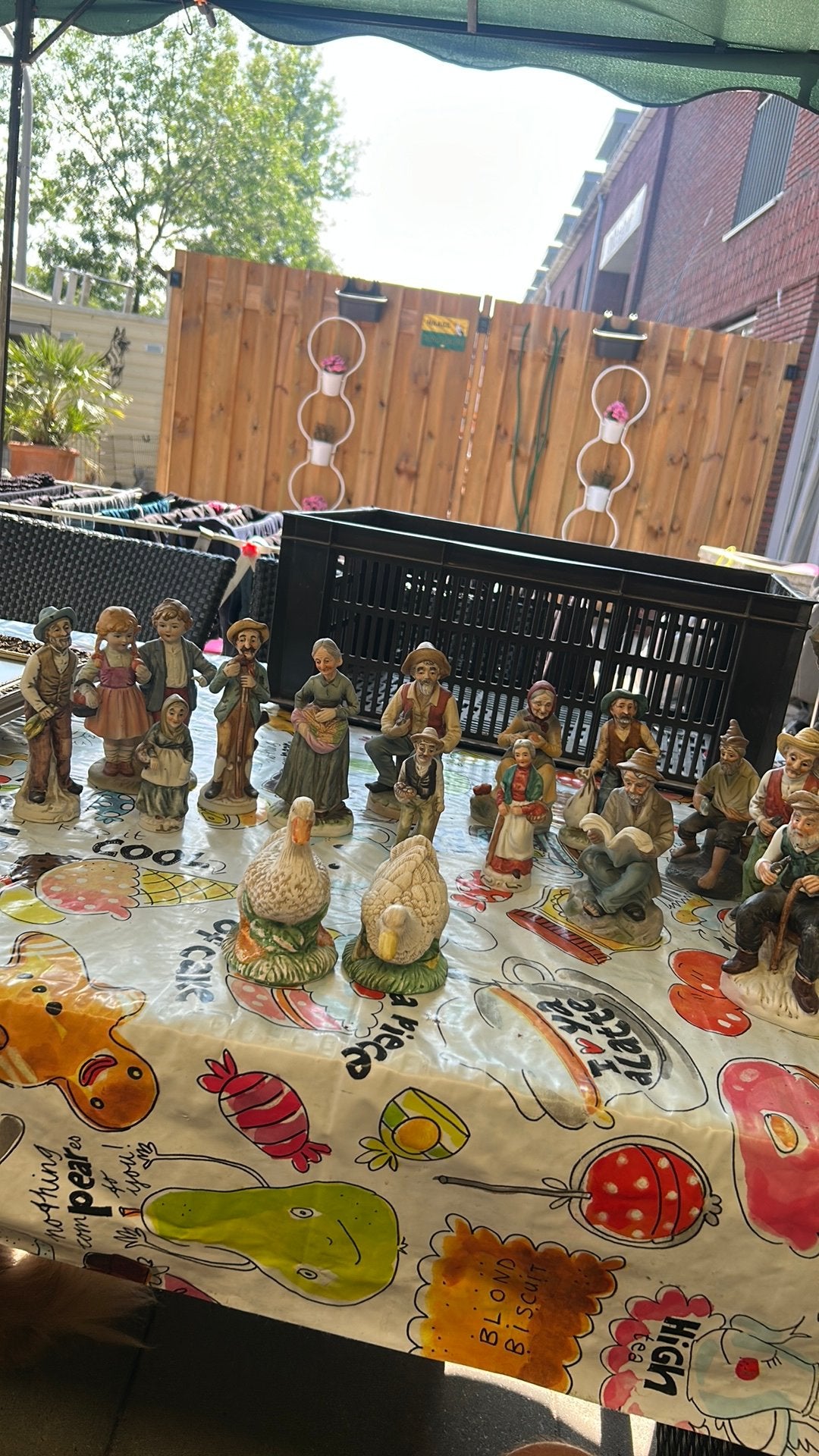 vintage 'Capodimonte-stijl' biscuitporseleine beeldjes, Verzamelen, Beelden en Beeldjes, Ophalen of Verzenden, Zo goed als nieuw