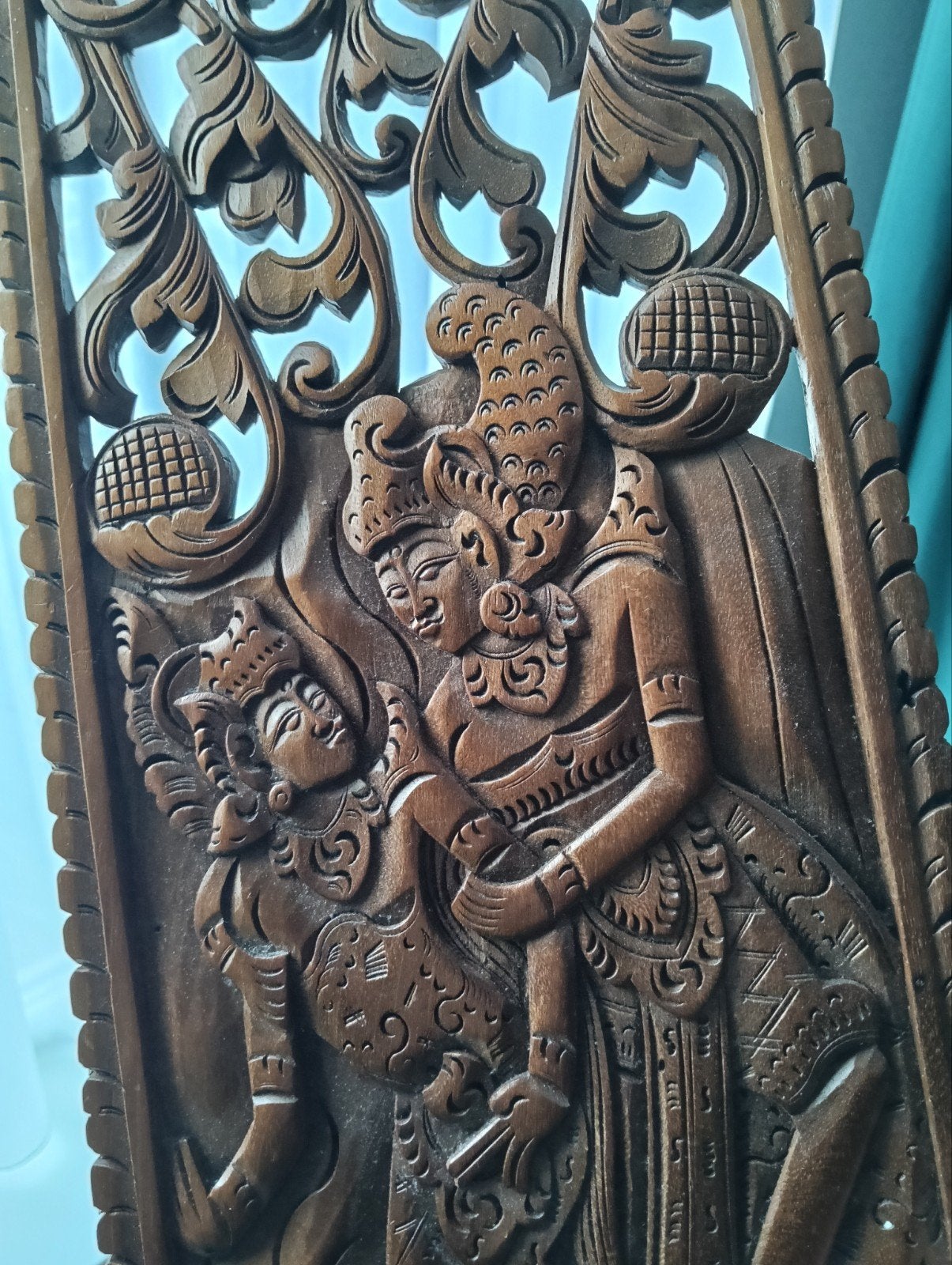 Indisch houtsnijwerk, Antiek en Kunst, Ophalen of Verzenden