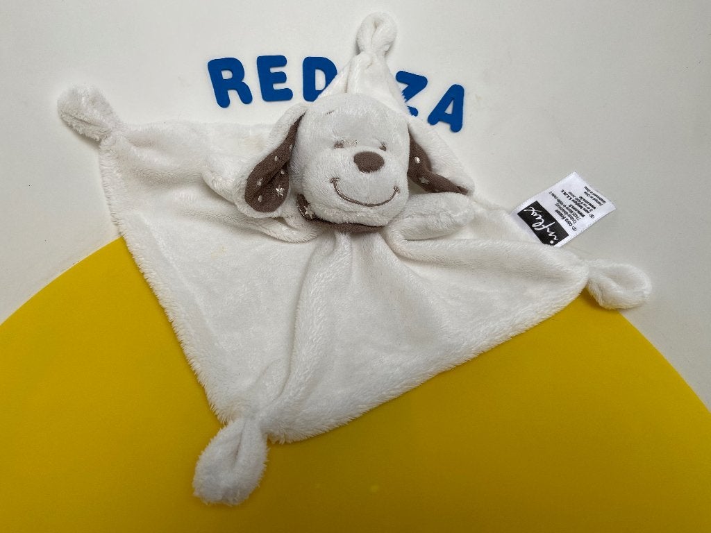 K4906 influx doek doekje hond wit bruin, Ophalen of Verzenden, Zo goed als nieuw, Overige typen