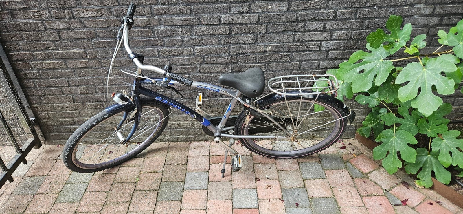 Gebruikte Gazelle fiets met bagagedrager, Gebruikt, Velgrem, Gazelle, Minder dan 49 cm