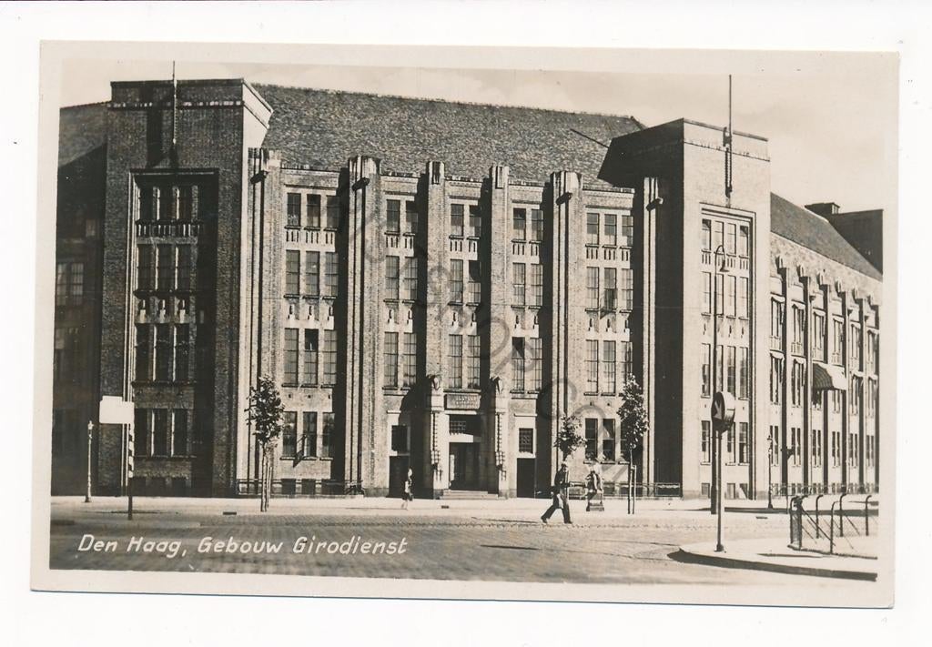 Den Haag - Gebouw Girodienst [KRST003-5203, Verzenden, 1940 tot 1960, Ongelopen, Zuid-Holland