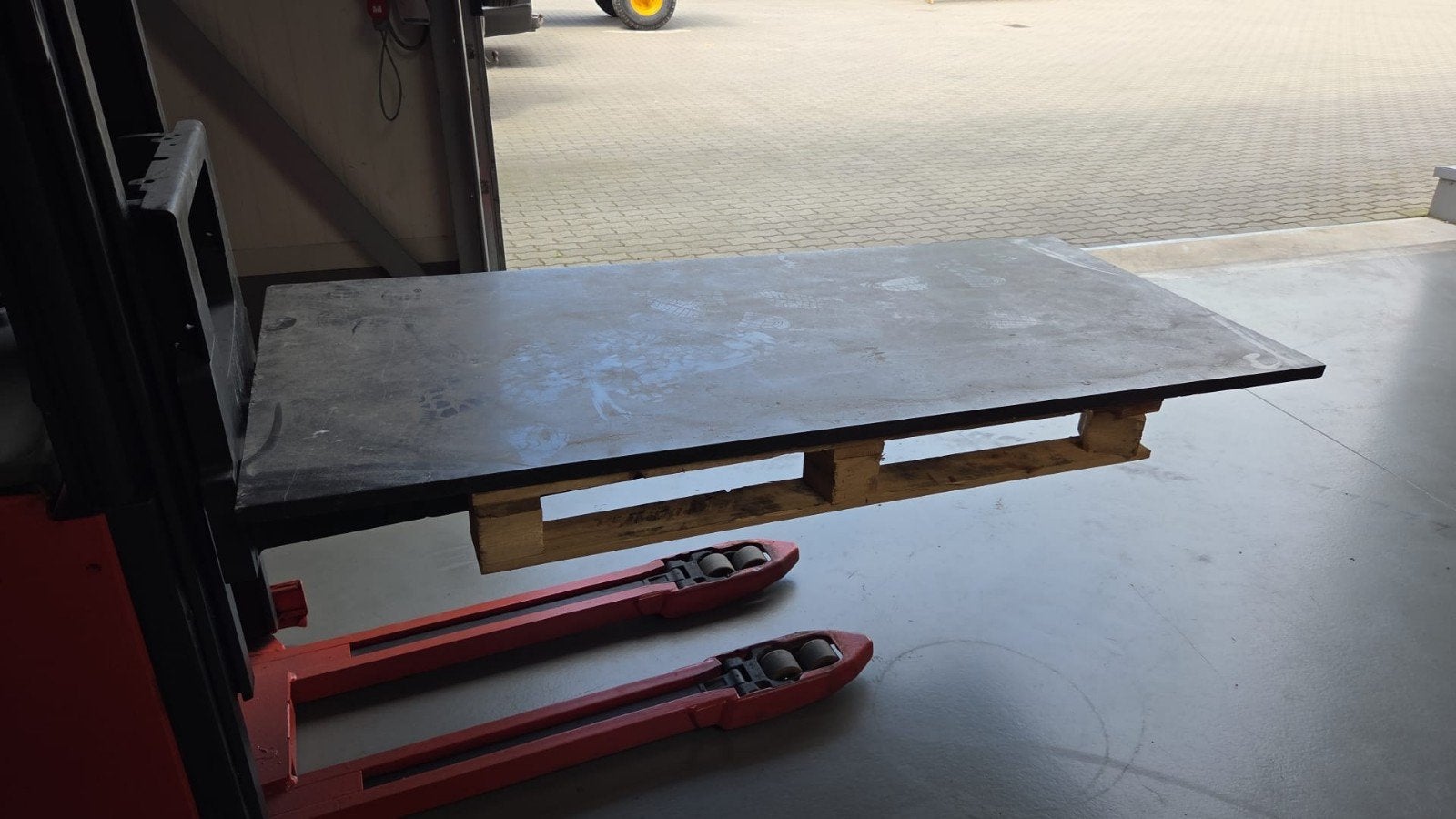 Hardstenen blad 182 x 82 cm, Tuin en Terras, Tegels en Klinkers, Ophalen, Gebruikt, Overige typen, Natuursteen