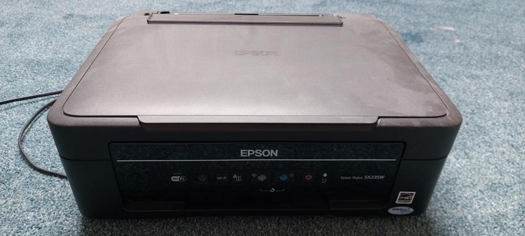 Epson Stylus SX235W All-in-One Printer - Inkt moet vervangen, Computers en Software, Printers, Gebruikt, All-in-one, Inkjetprinter