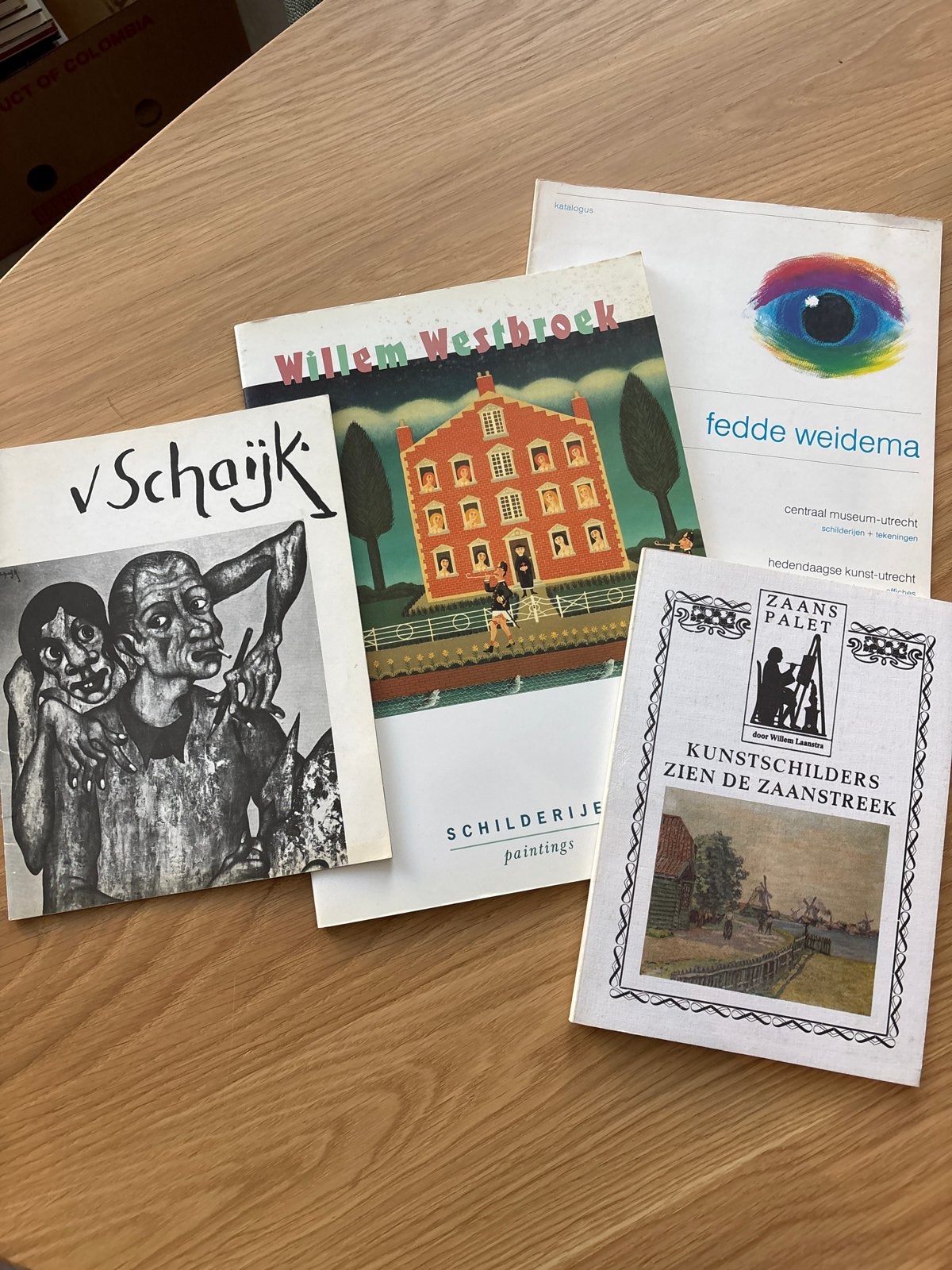 Kunstboeken: Willem Westbroek, Fedde Weidema, v Schaijk, Verzenden, Gelezen, Schilder- en Tekenkunst