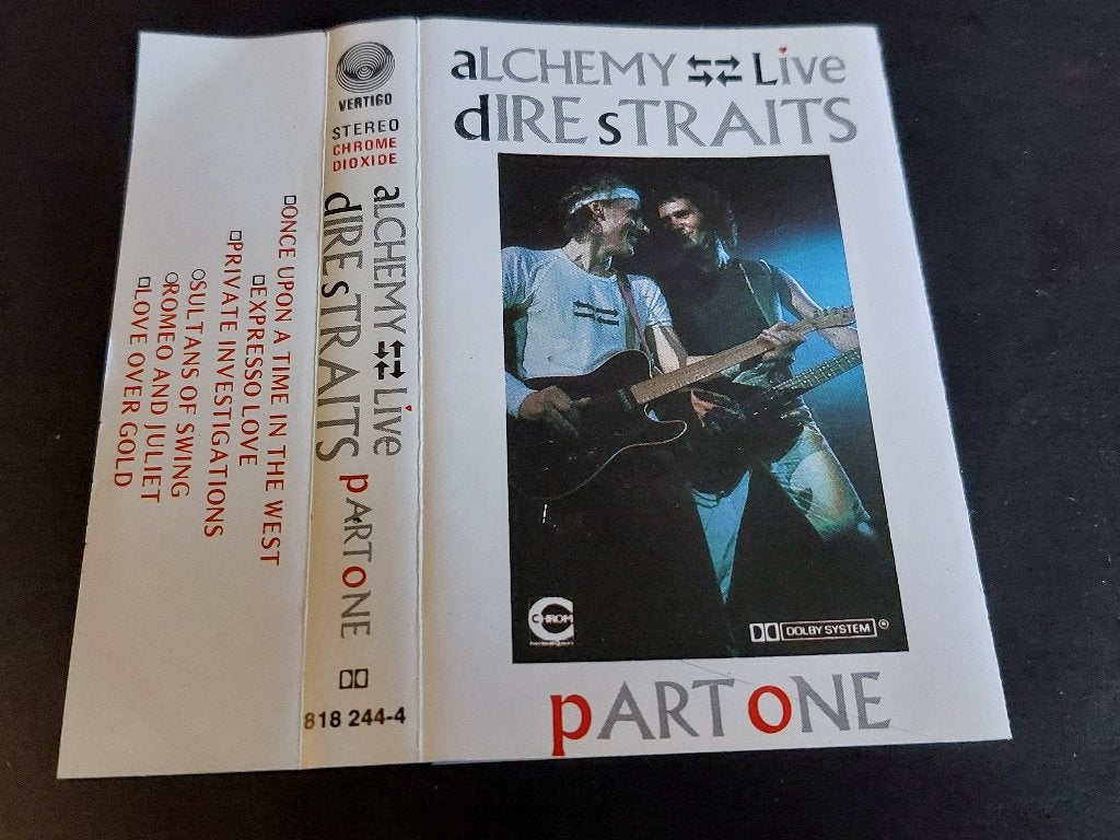 DIRE STRAITS - ALCHEMY LIVE PART ONE (MC-INLAY), Overige genres, 1 bandje, Ophalen of Verzenden, Zo goed als nieuw