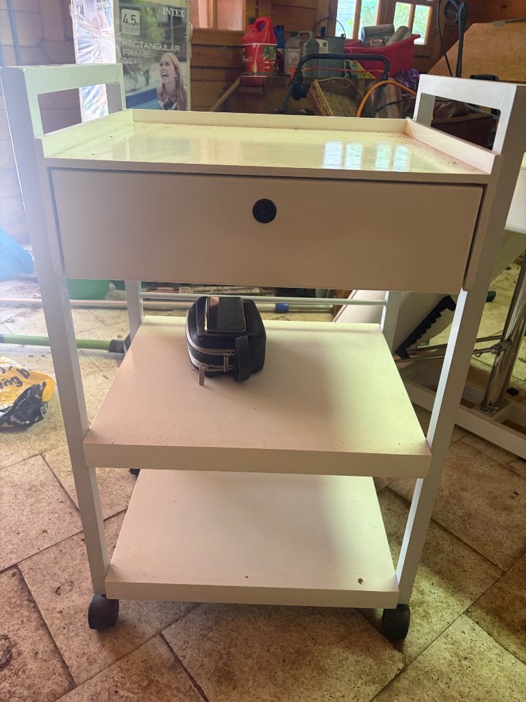 Behandelstoel +werk trolley, Huis en Inrichting, Ophalen