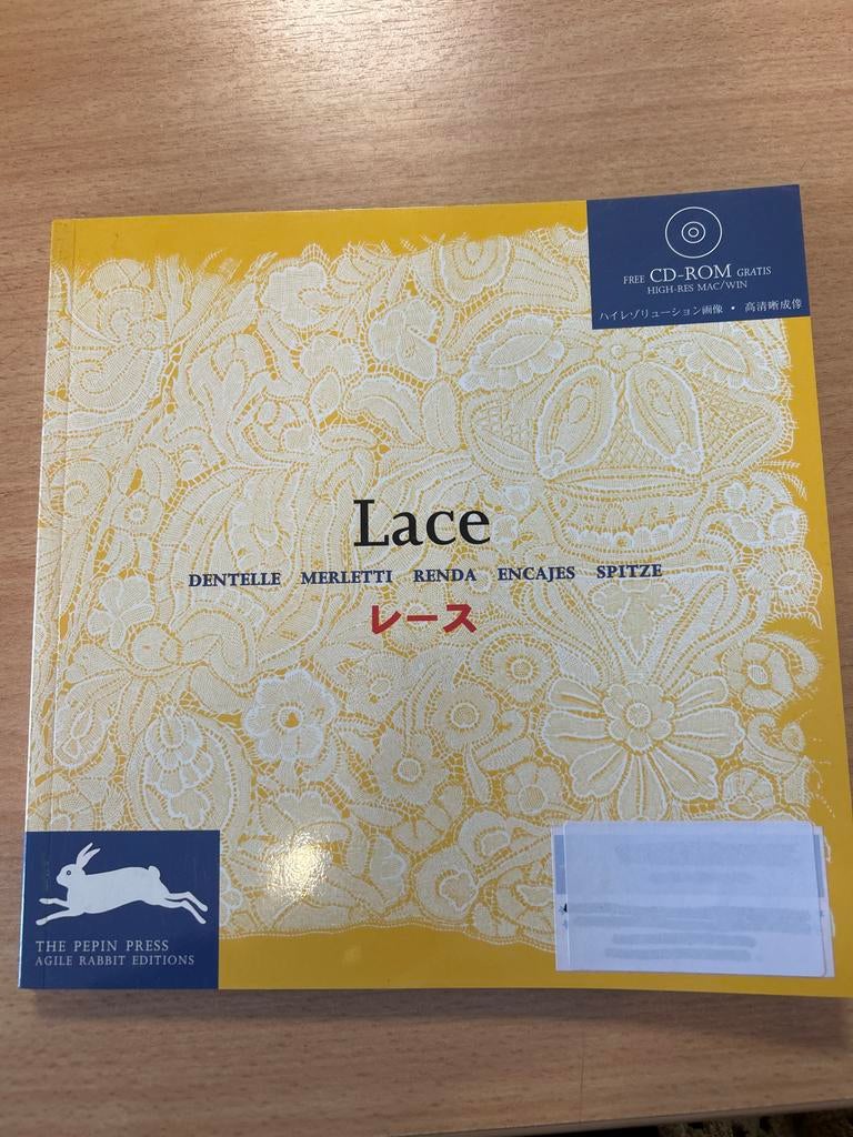 Lace: Prachtig boek met kantpatronen + CD-ROM, Ophalen of Verzenden, Zo goed als nieuw, Borduren en Naaien
