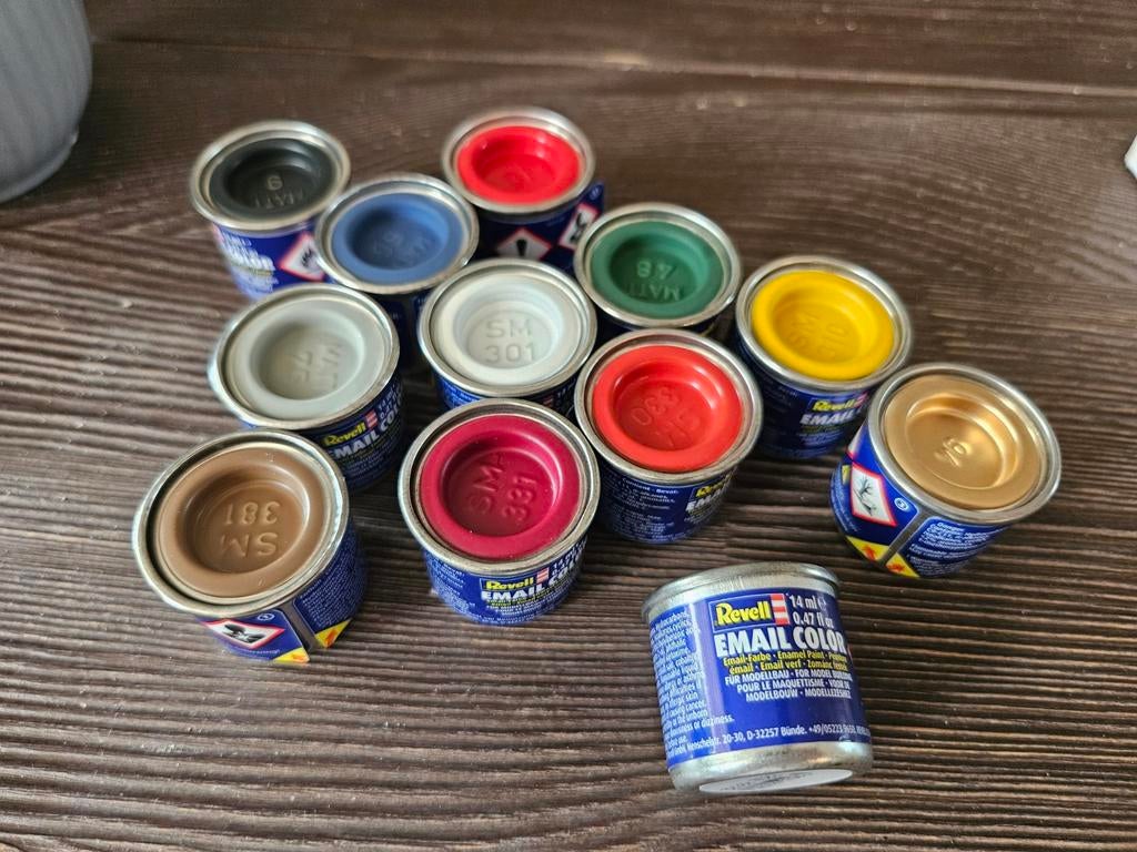 Revell Email Color Verfset - Diverse Kleuren voor Modelbouw, Hobby en Vrije tijd, Modelbouw | Overige, Ophalen of Verzenden, Zo goed als nieuw