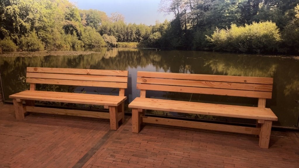 Douglas tuinbankjes - snel geleverd, Ophalen of Verzenden, Nieuw, Hout