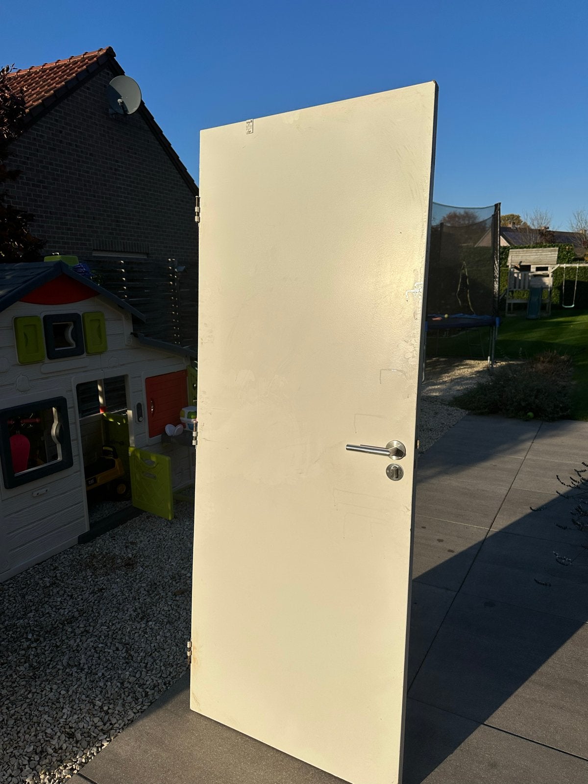 4 zware binnendeuren met slot, Ophalen, Gebruikt, Binnendeur, 200 tot 215 cm