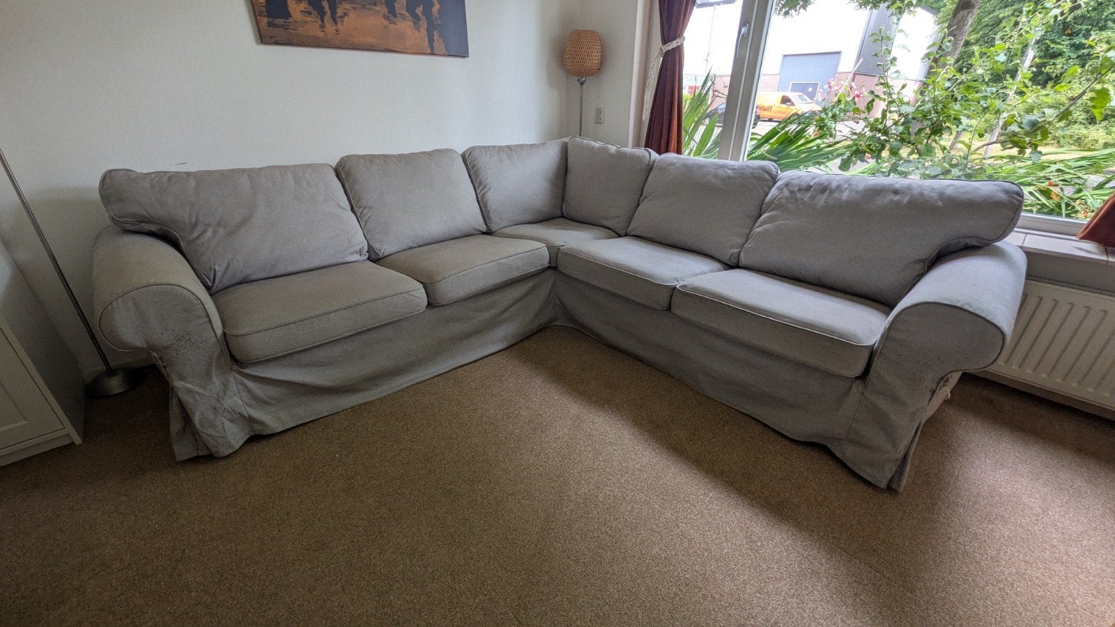 Gratis hoekbank Ektorp, Huis en Inrichting, Ophalen, Gebruikt