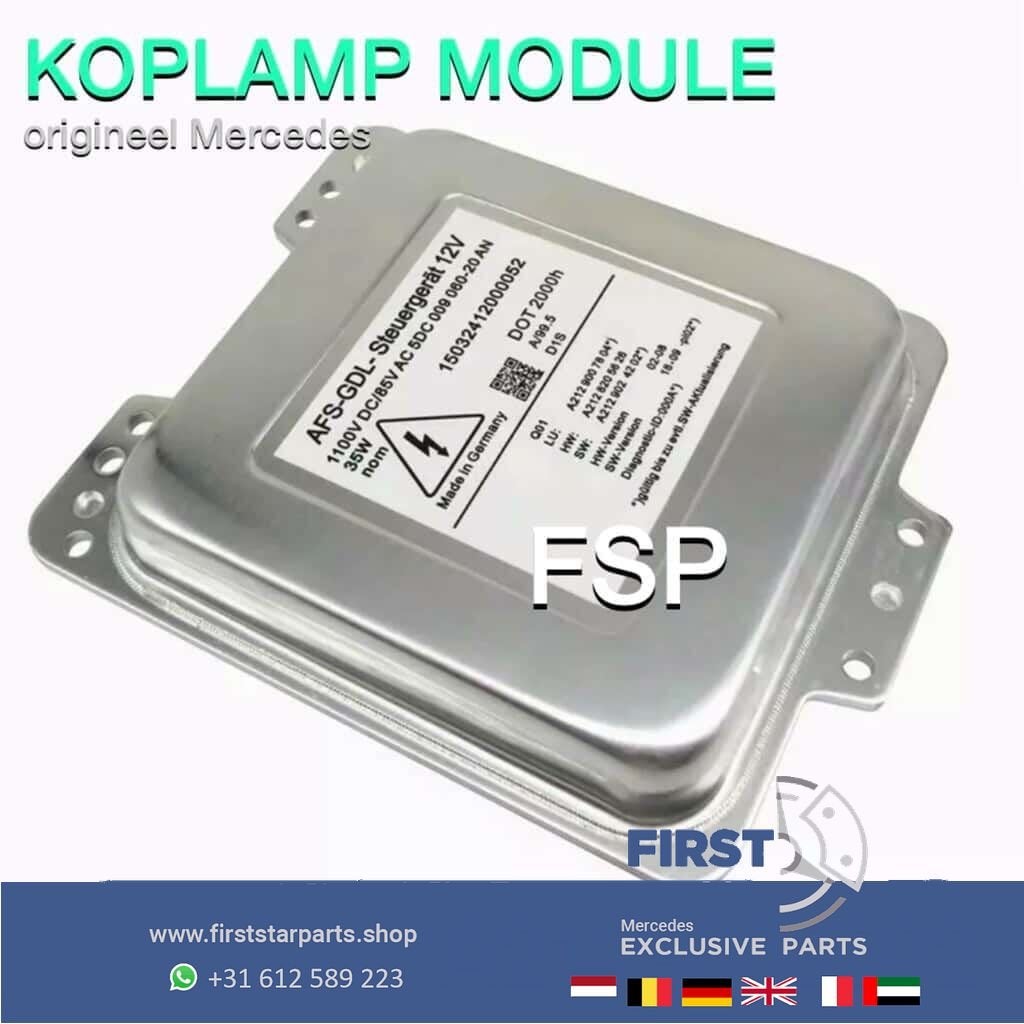 A2129003502 XENON KOPLAMP MODULE Mercedes E Klasse W212 W207, Gebruikt, -, Ophalen of Verzenden, -